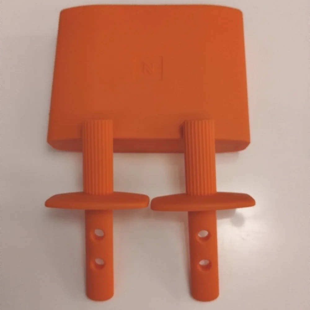 POPSICLE MOLD NESPRESSO SILICONE LOLLY MOULD ORANGE popcicle
